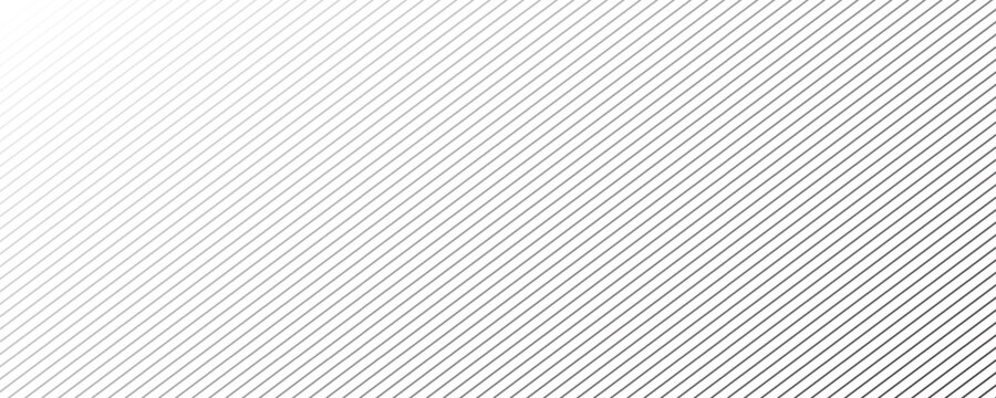 Slash line. Border with diagonal lines. Angle of tilt stripes. Black pattern of footer isolated vector on white background.