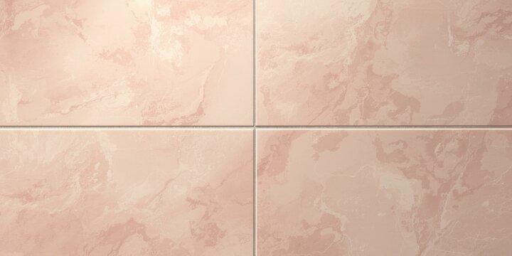 Ceramic tile surface in soft pink tones with subtle texture for bathroom backdrop