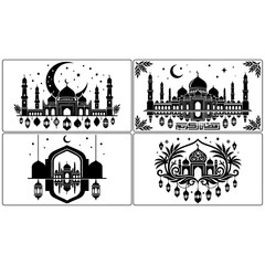 Fototapeta premium Islamic Architecture Decorative Panels