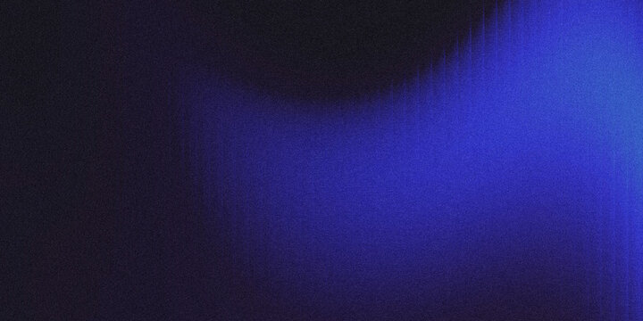 Abstract dark to vibrant blue gradient background with grainy texture, featuring subtle vertical fluid grooves. 