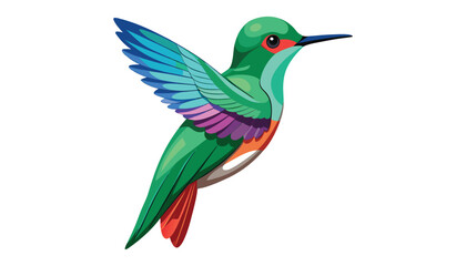 Obraz premium Hummingbirds clipart vector illustration