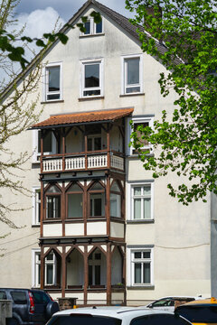 Hausansichten, Wohnen mit Balkon in einer sehr alten Stadt, alles schon mal gesehen aber immer wieder gern mal neu betrachtet