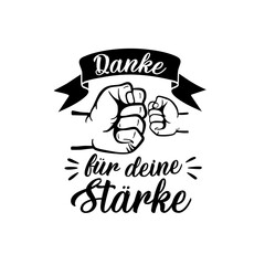 Obraz premium Frohen Vatertag German Father's Day Design