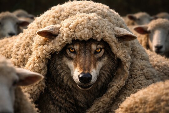 Wily wolf masquerading as a gentle sheep