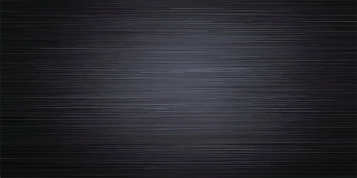 Deep brushed dark grey metal texture background with subtle horizontal grain