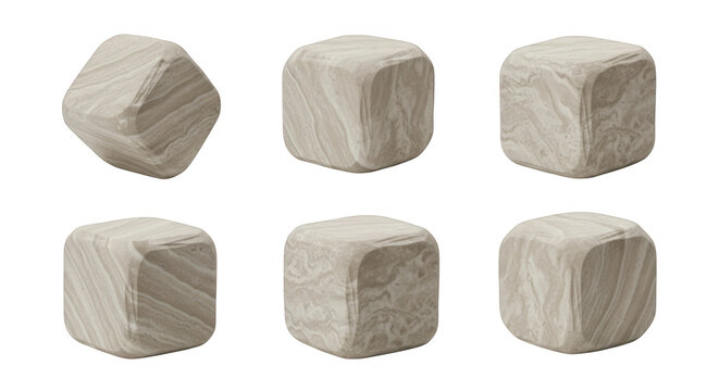 wooden cubes rotating arranged isolated on white design decoration abstract themes texture geometric shapes and backgrounds