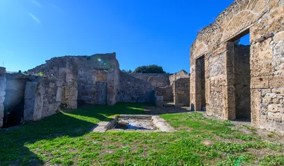 Ruins of Pompeii near Naples, Italy. Pompeii is an ancient Roman city and now an archaeological site © mitzo_bs