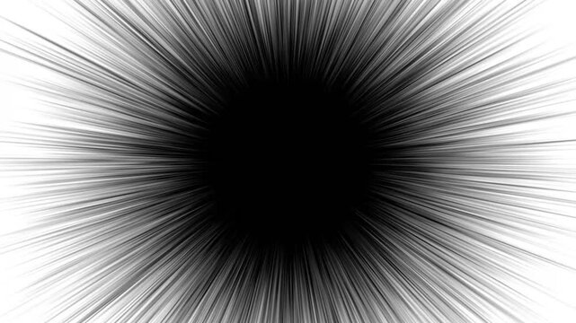 Comic 2D Speed Line Zoom Burst, cartoons zoom speed line with transparent background. Manga Speed Lines Transition, Speed line comic speed lines background. Bright anime speed lines animation