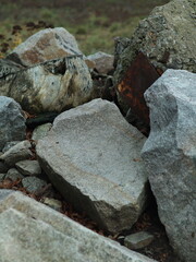 Naklejka premium old stone wall
