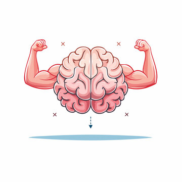Strong Brain Flexing Biceps