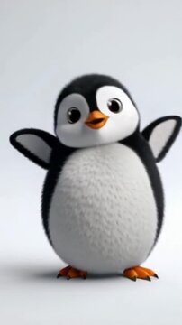 Niedlicher kleiner Pinguin