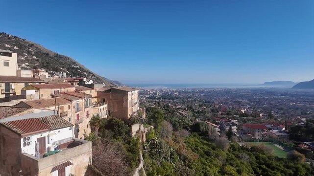 Panoramic View of Palermo from Monreale, Sicily