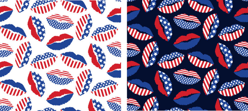 USA pattern. 4th of July. Independence Day vector lettering for postcard, card, banner. Celebration calligraphy. US military armed forces typography concept. T-shirt design, mug print, tee art.