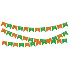 Fototapeta premium St. Patricks Day Flag Decoration