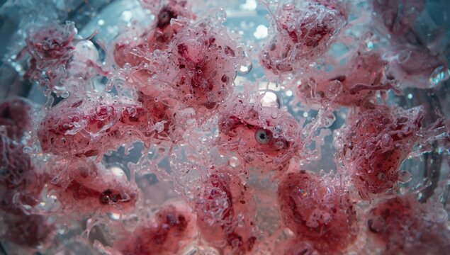 Cancer tissue specimens embedded in paraffin blocks for lab testing