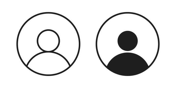 Login icon with editable stroke and solid design vectors