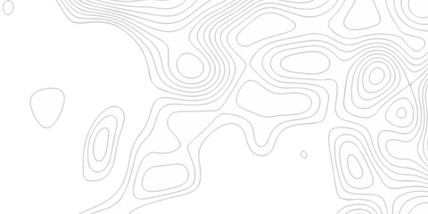 Topographic map background geographic line map with seamless ornament design. The black on white contours topography stylized height of the lines map. © Alibuss