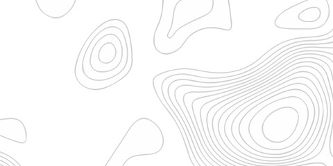 Topographic map background geographic line map with seamless ornament design. The black on white contours topography stylized height of the lines map. © Alibuss