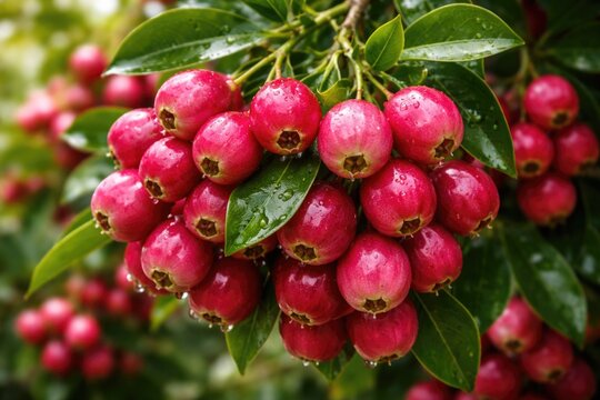 Fully Developed Lilly Pilly Berries on Shrub
