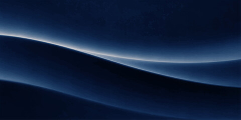 Abstract blue space background with glowing light rays, stars, planet, and flowing energy waves digital art wallpaper © MD