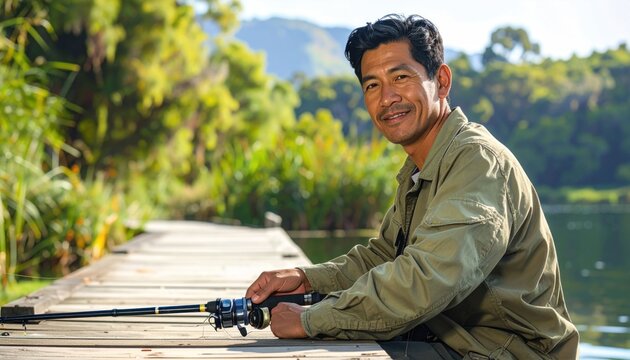 Man fishing
