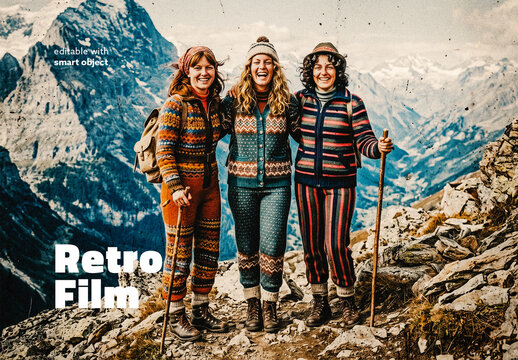 Retro Film Photo Effect