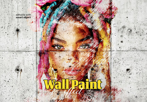 Wall Paint Photo Effect