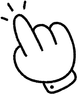 hand drawn vector illustration click here