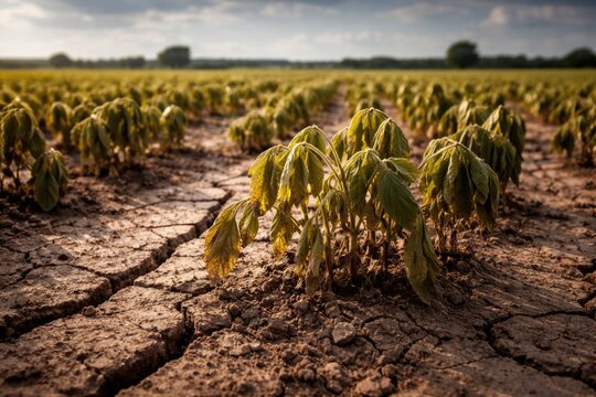 Water deficit stress reducing vigor of soybeans grown in springtime fields