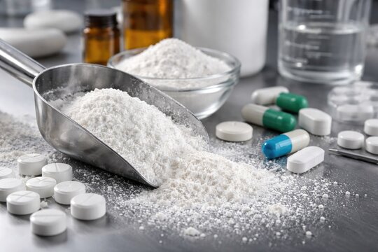 Use of milk sugar lactose monohydrate in pharmaceutical dosage forms