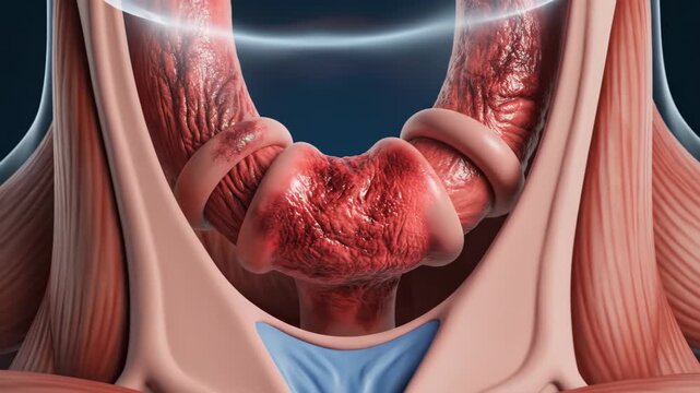 Anatomy of the human larynx and vocal cord movement