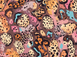 Obraz premium abstract animal skin pattern vector