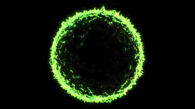 Toxic Core Collapse Cyber Reactor Seamless VJ Loop