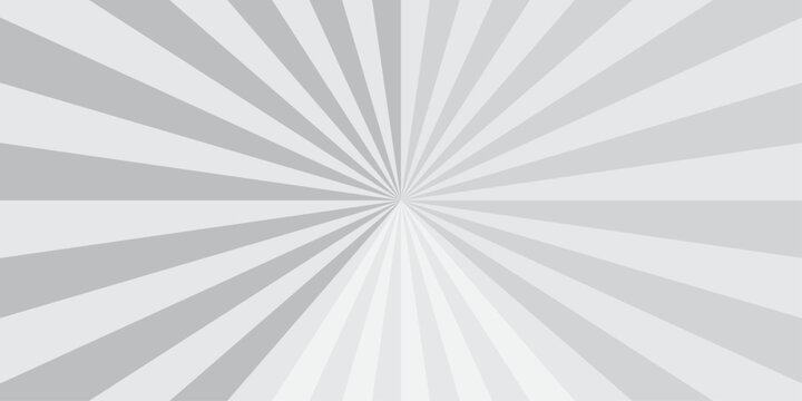 abstract withe and gray geometric sunbeam ray sum light sunburst texture design.