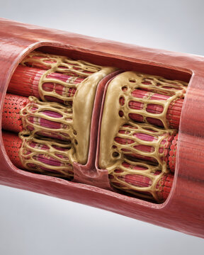 T Tubule Triad Muscle Fiber Illustration