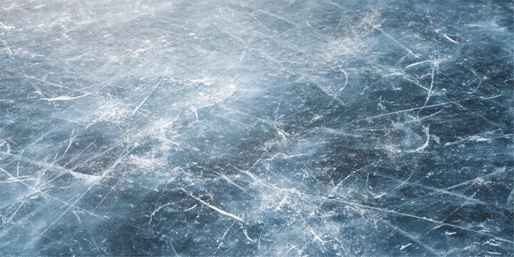 Abstract blue ice texture and cold winter wave patterns create a clear liquid background reminiscent of clean ocean water
