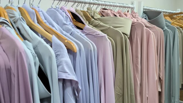 Modest sport attire at a clothing store