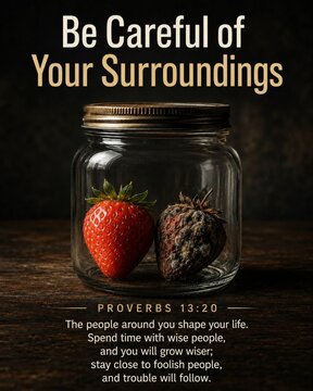 Proverbs 13:20 Inspirational Poster
