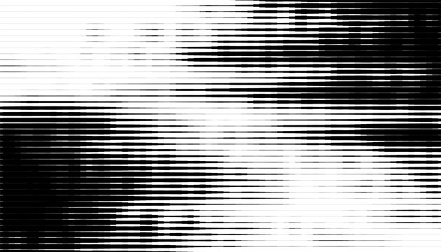 Black and white abstract smooth transition of lines pattern for sporty and modern background. Fully editable vector element. Vector Format Illustration. 