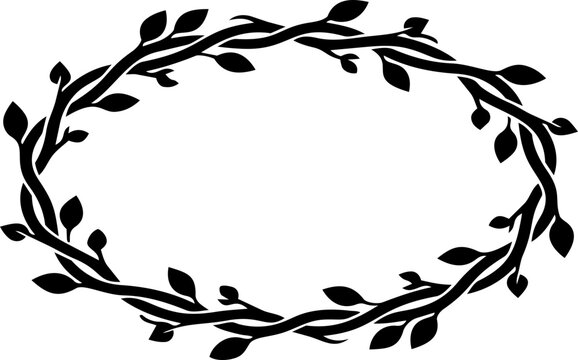 Elegant Gold Oval Frame