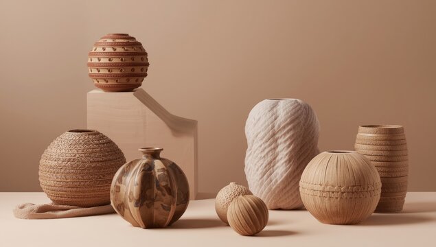 Beautifully crafted objets dart used as home accent pieces