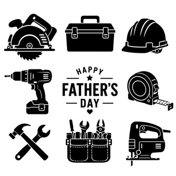 Father's Day tools illustration