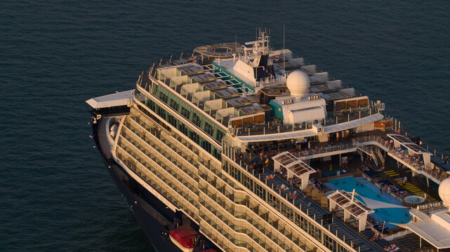 Pattaya City, Thailand - 06 March 2026: Mein Schiff 6 Cruise Ship Pattaya Bay