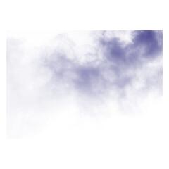 Obraz premium Abstract watercolor texture with soft blue and purple ink splatter on white background