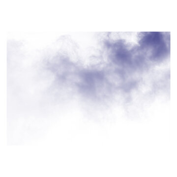 Abstract watercolor texture with soft blue and purple ink splatter on white background