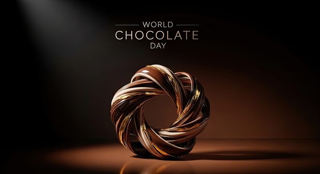Celebrate world chocolate day with a deliciously rich and velvety chocolate sculpture