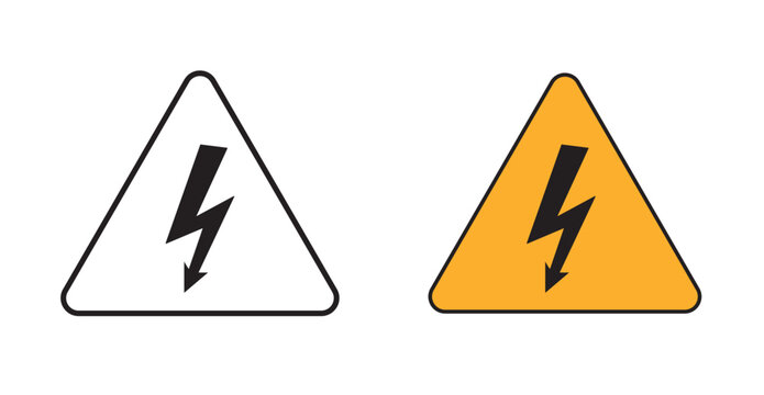 high voltage danger icon