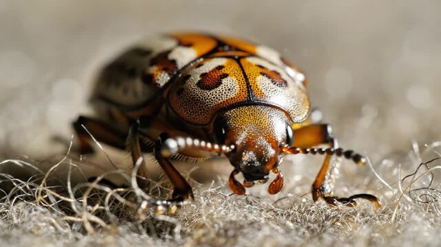 Carpet Beetle Macro Detail