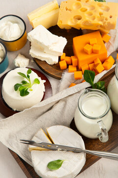 Fresh dairy products.