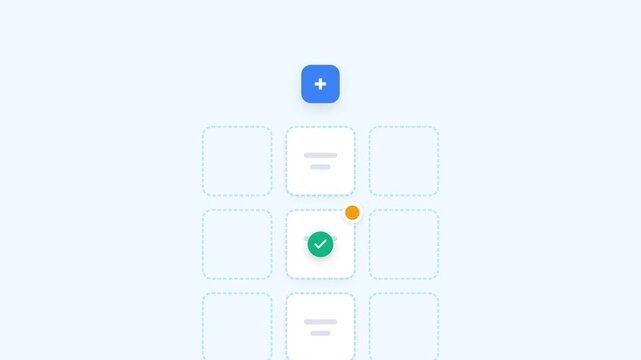 Create a futuristic Remotion e-commerce warehouse interface on screen